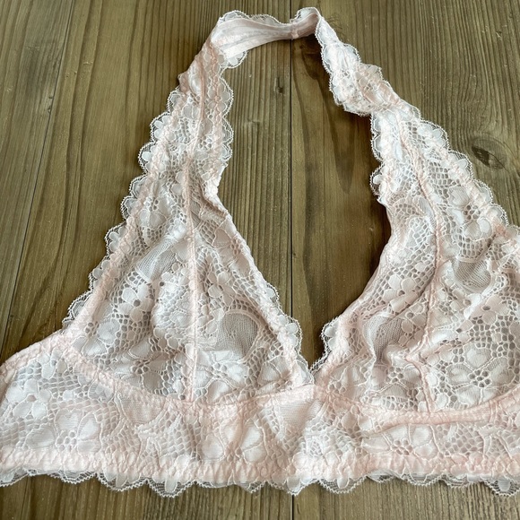 Free People Galloon Lace Halter Bra - Picture 2 of 6